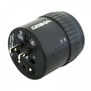 Image of Omega International-Universal Travel Adapter UK Europe USA and Australia 21125