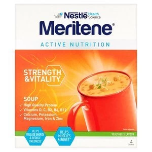 Image of Meritene Active Nutrition Vegetable Soup 4x 50g