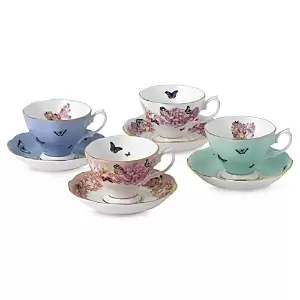 Image of Royal Albert Miranda Kerr Friendship Teacup & Saucer Set, Service for 4