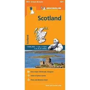 Image of Scotland - Michelin Regional Map 501 Map Sheet map 2013