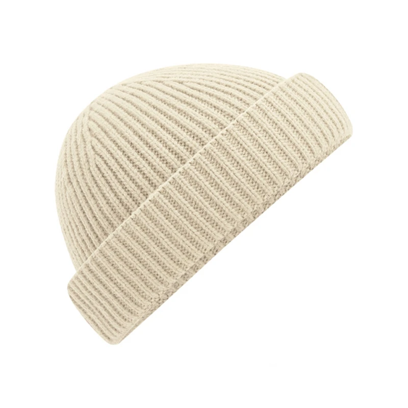 Image of Beechfield Beechfield Men Harbour Beanie in Light Beige Light Beige One Size Male 5063238258457