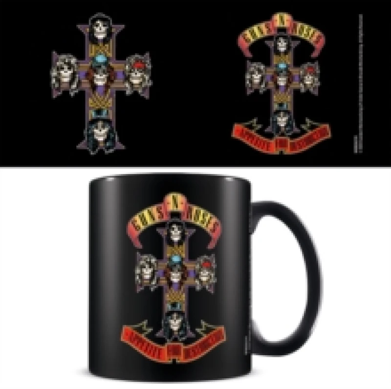 Image of Guns N Roses Appetite Cross Black Pod Mug