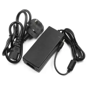 Image of 60W Plastic Power Supply Adapter, AC100-240V to DC 12V 5A, U.K. Plug (Fused)