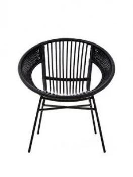 Image of Premier Housewares Lagom Black Rattan Chair