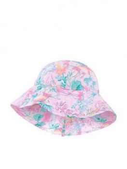 Image of Monsoon Baby Girls Dinah Sunsafe Hat - Pale Pink