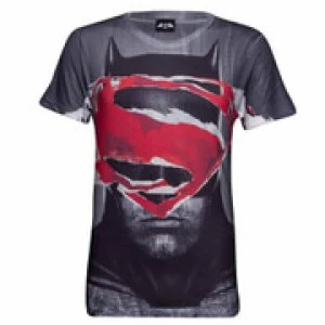 Image of DC Comics Mens Superman Tear T-Shirt - Grey - L