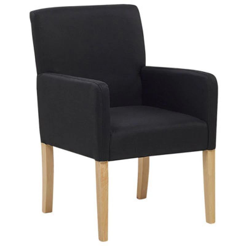 Image of Beliani Dining Chair Rockefeller Black