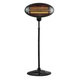 Image of Status Outdoor Halogen Patio Heater-2000w, Stainless Steel