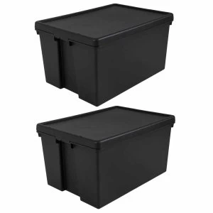 Image of Wham Upcycled Box 96L Set of 2 Plastic