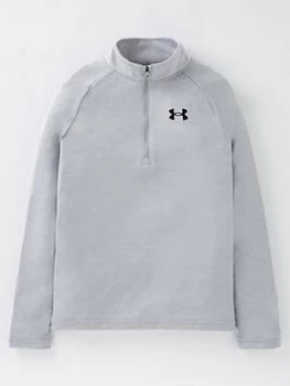 Image of Urban Armor Gear Boys Tech 2.0 1/2 Zip Top - Grey/Black, Size S=7-8 Years