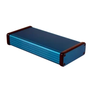 Image of Hammond 1455J1601BU Extruded Aluminium Enclosure 162 x 78 x 27 Blue