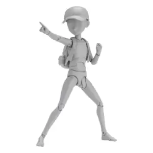 Image of S.H. Figuarts Action Figure Body Kun Ken Sugimori Edition DX Set (Gray Color Ver.) 13 cm