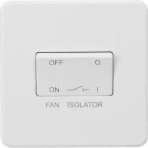 Image of MLA Knightsbridge 10AX 3 Pole Fan Isolator Switch Matt White - SF1100MW