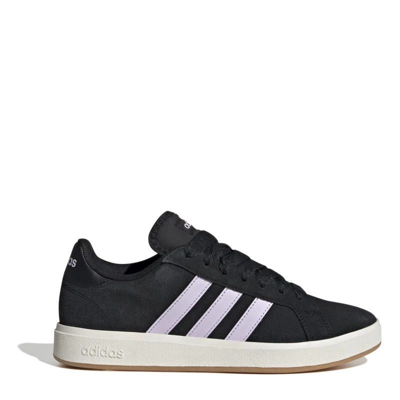 Image of adidas Grand Court Base 00s Womens Trainers Black/Lvndr/Wht female 4 (36.7)