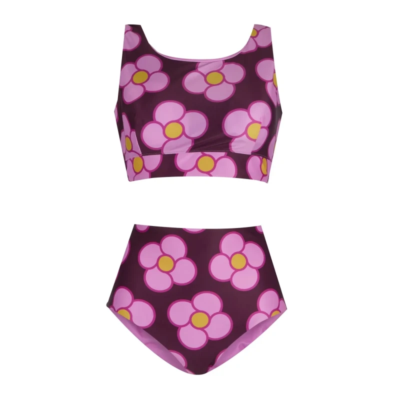 Image of Womens reversible two Piece swimsuit Regatta Orla Kiely Rose Female 48