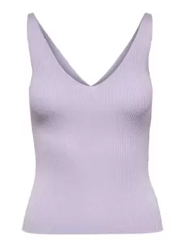 Image of ONLY V-neck Sleeveless Top Women Purple