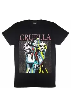 Image of Villains Cruella De Vil Boyfriend T-Shirt