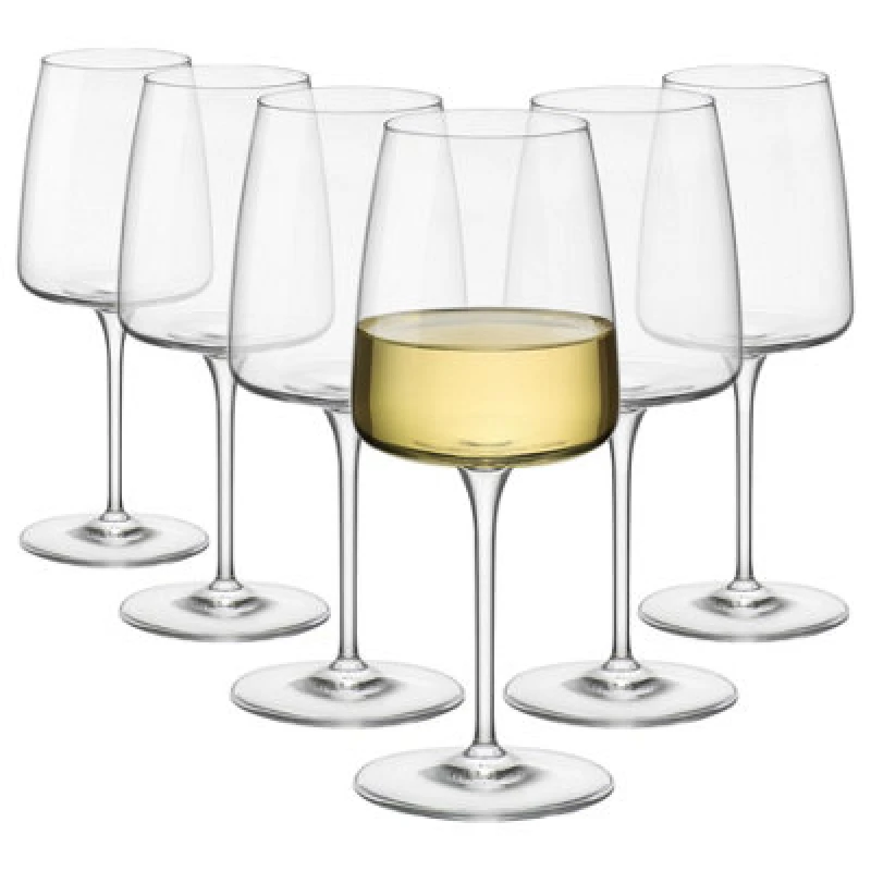 Image of Bormioli Rocco Nexo Wine Glasses - 380ml - Pack of 6 in Clear Clear Unisex