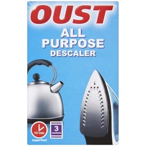 Image of Oust All Purpose Descaler Sachets - 3 Pack