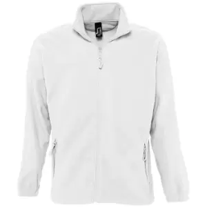 Image of SOLS Womens/Ladies North Full Zip Fleece Jacket (S) (White)