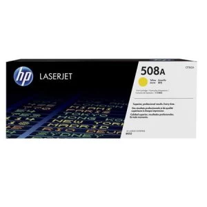 Image of HP 508A Yellow Laser Toner Ink Cartridge
