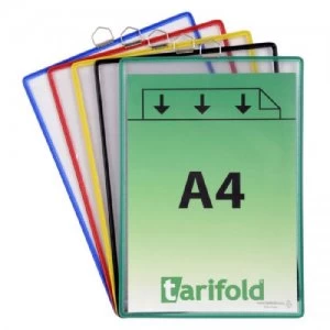 Image of Tarifold A4 Hanging Pockets Assorted PK5