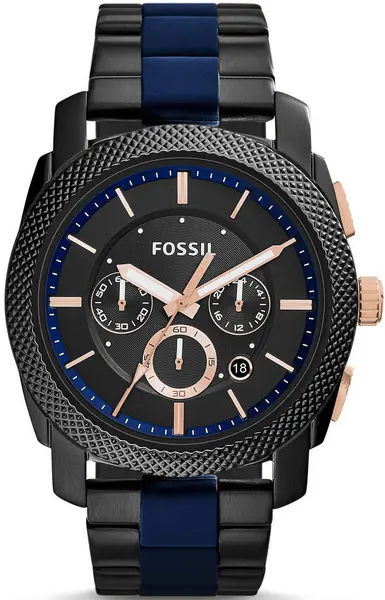 Image of Fossil Watch Machine Mens D - Black FS-118