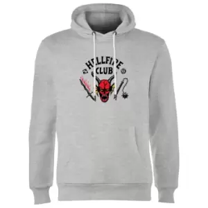 Image of Stranger Things Hellfire Club Hoodie - Grey - M
