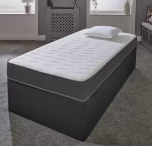 Image of Cooltouch Wave Grey Essentials Hybrid Memory Foam Spring Mattress