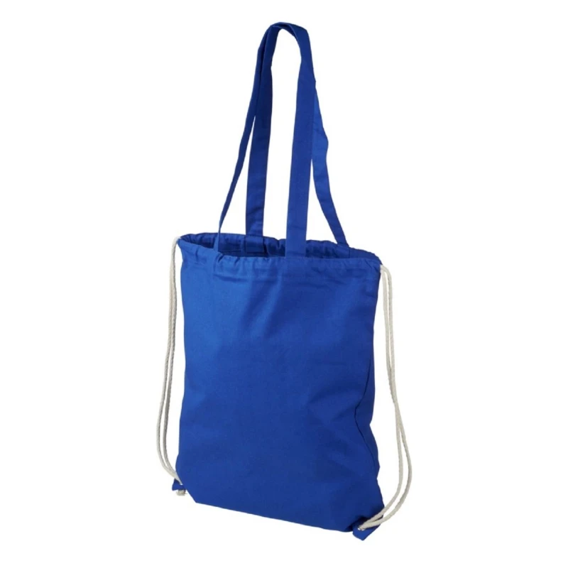 Image of Bullet Mens Eliza Cotton Drawstring Bag in Blue Blue Male