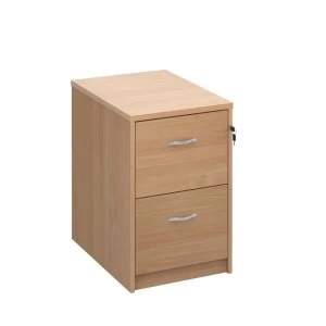 Image of Dams Two-Drawer Executive Filing Cabinet 730mm - Beech