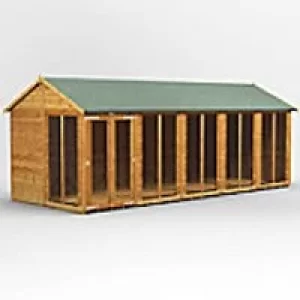 Image of Power Garden Shed 208PASH Golden Brown 20x8