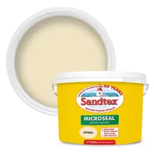 Image of Sandtex Ultra Smooth Masonry Paint Oatmeal - 10L