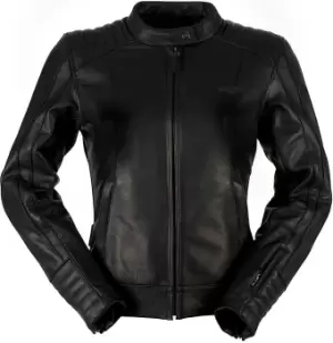 Image of Furygan Shana Motorcycle Leather Jacket, black, Size M for Women, black, Size M for Women