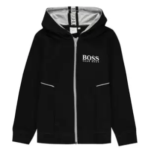 Image of Boss Fleece tracksuit cardigan - Black