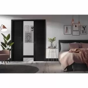 Image of LPD Flusso Pocket Door Set Double Internal Door D3.5 xW83.8 xH198.1cm