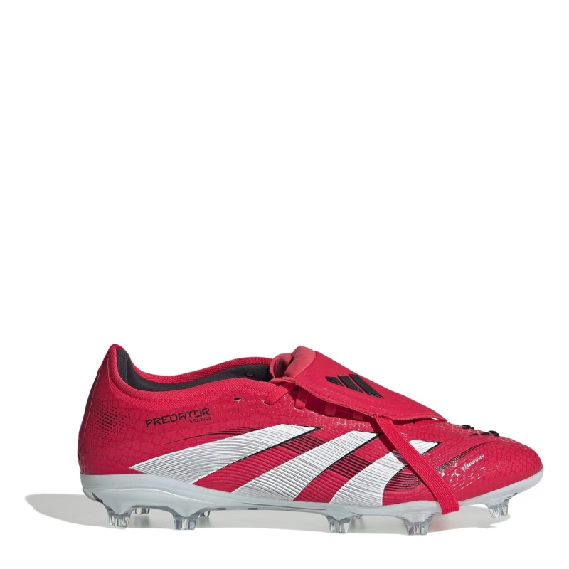 Image of adidas Predator Pro Fold-Over Tongue Firm Ground Football Boots Red 8