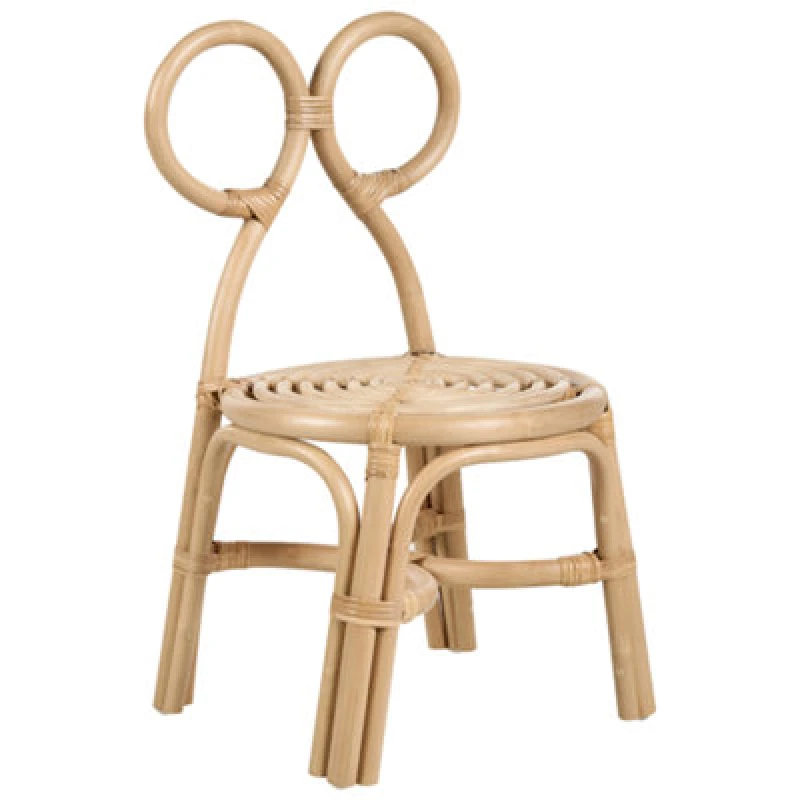 Image of Beliani Kids Chair Mirtia Rattan Natural