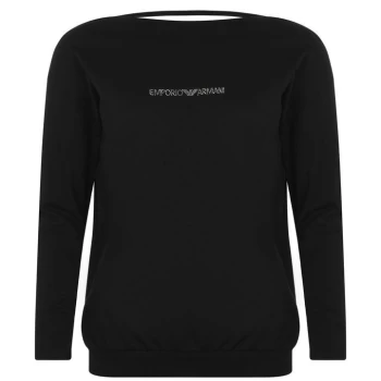 Image of EMPORIO ARMANI Lounge Sweatshirt - Black