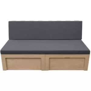 Image of Sliding Camper Sofa Bed & Cushions Pull Out Bench Vivaro Movano