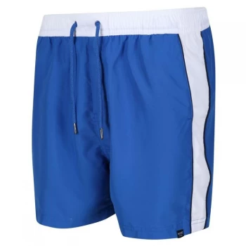 Image of Regatta Amias Swimming Shorts - NautBlu/Whit