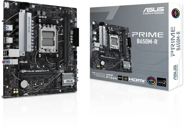 Image of ASUS Prime B650M-R mATX Motherboard for AMD AM5 CPUs