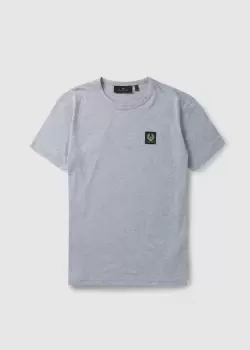 Image of Belstaff Mens T-Shirt In Grey Melange