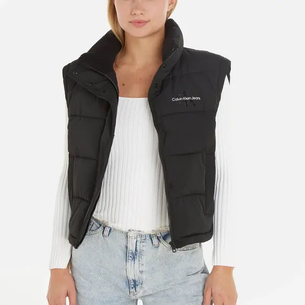 Image of Calvin Klein Jeans Sleeveless Padded Nylon Vest - S