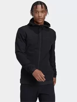 Image of adidas Cold.rdy Training Full-zip Hoodie, Black, Size L, Men