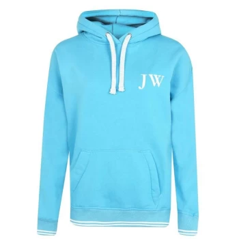Image of Jack Wills Lightly Logo Boyfriend Hoodie - Blue