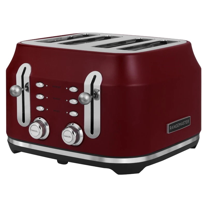 Image of Rangemaster Classic RMCL4S304BU 4 Slice Toaster - Bordeaux
