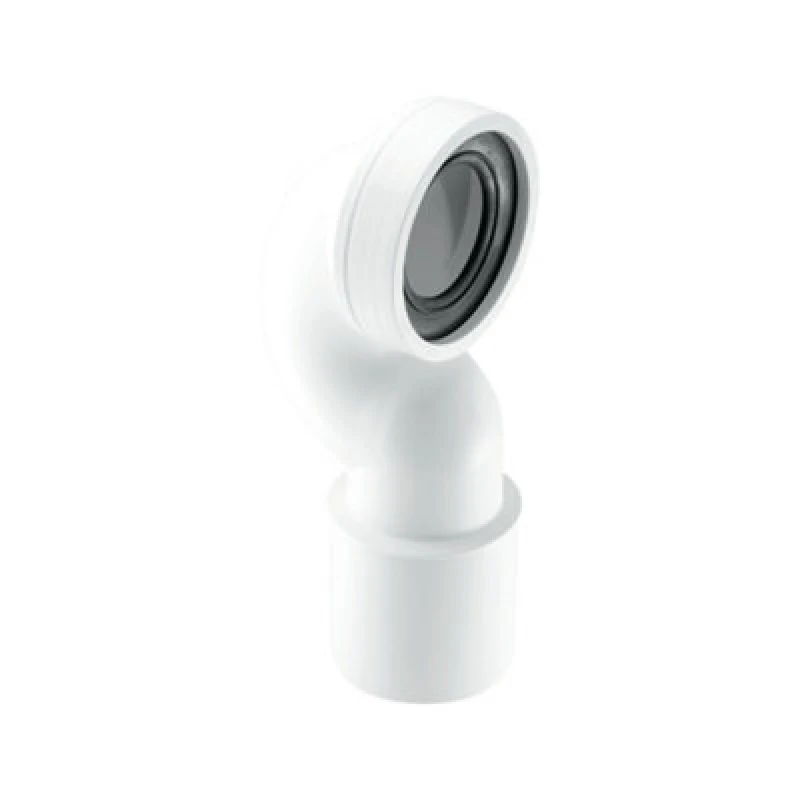 Image of Mcalpine Wc-Conqp 4"/110mm 90 Degree Space Saving Bend Adjustable Length Rigid Wc Connector
