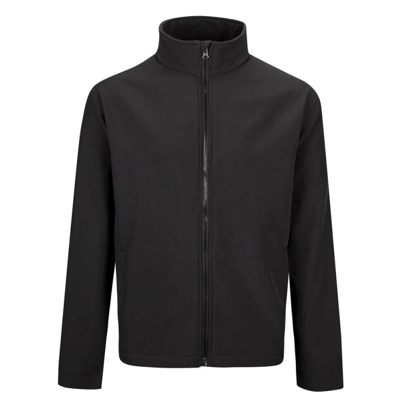 Image of Portwest Mens Print & Promo Soft Shell Jacket in Black Size: Small Black Male S