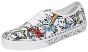 Image of Vans Authentic DIY Sketch Your Way Sneakers multicolour